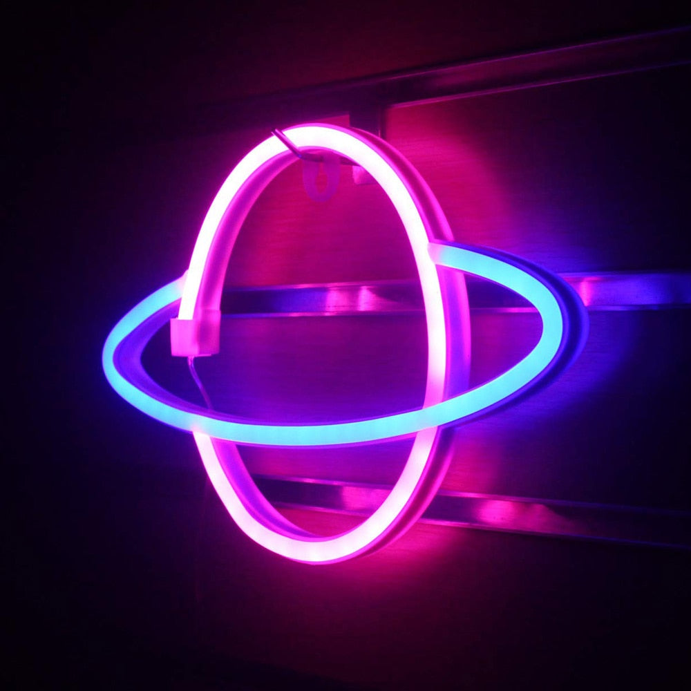 Planet LED Neon Light Sign