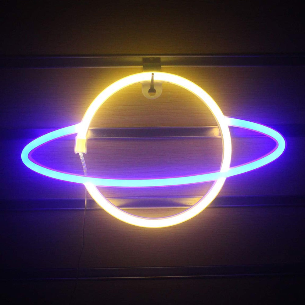 Planet LED Neon Light Sign