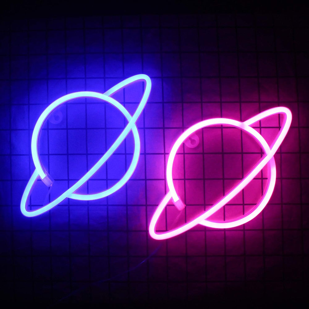 Planet LED Neon Light Sign