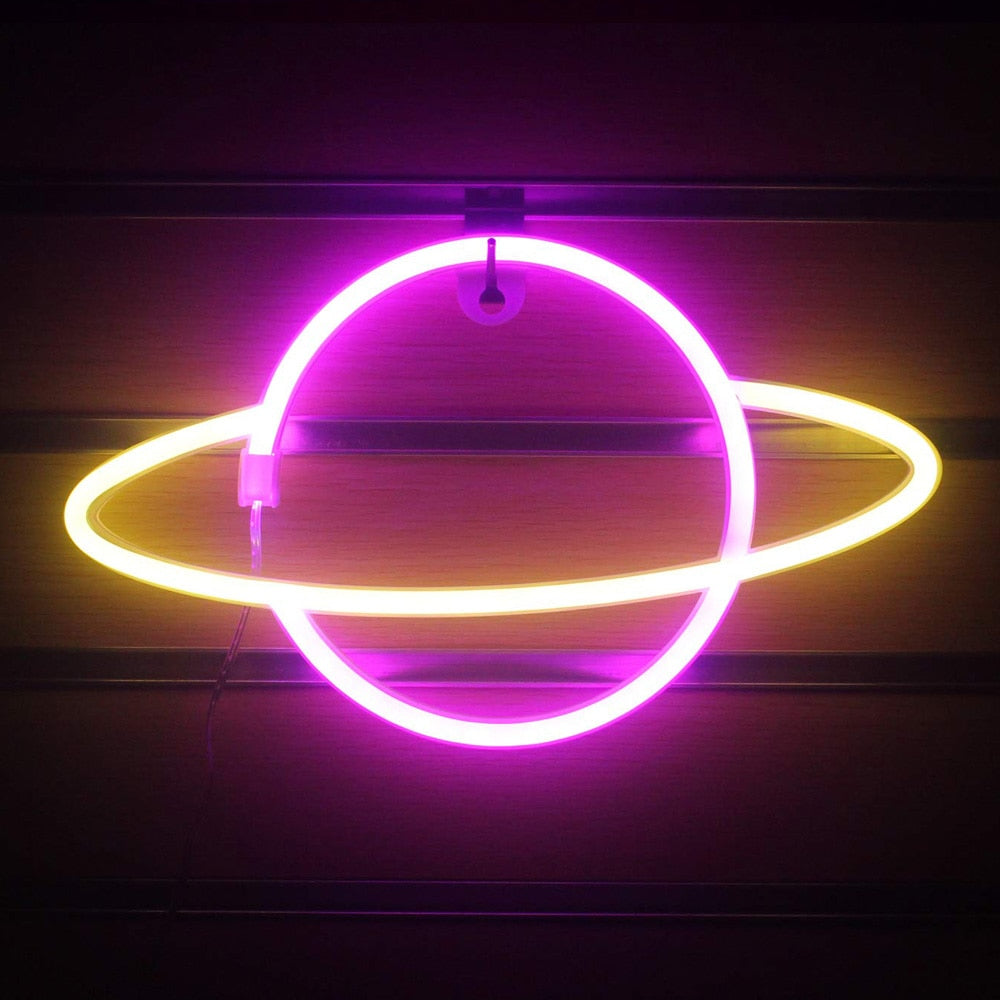 Planet LED Neon Light Sign