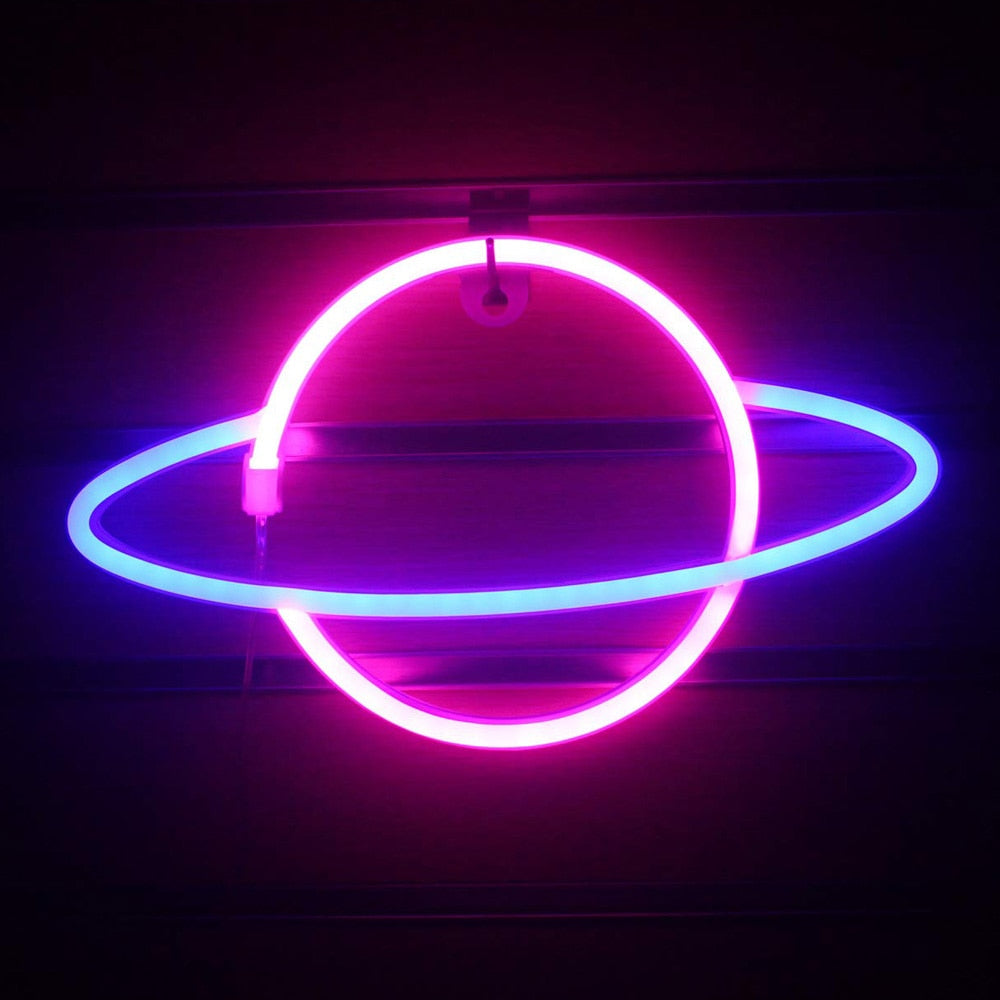 Planet LED Neon Light Sign